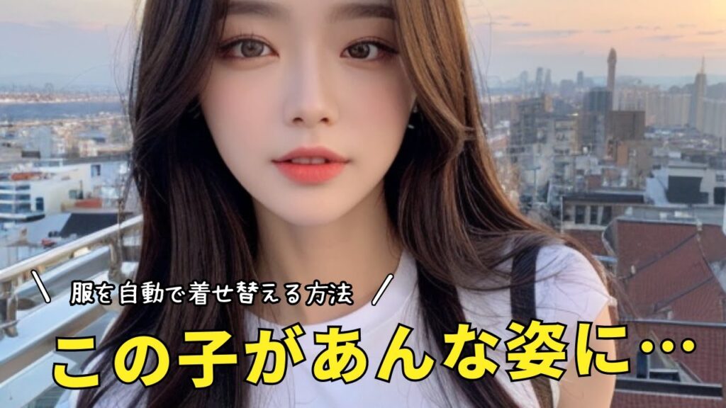 SeaArtでAI美女を好きな服装に着せ替えする方法!