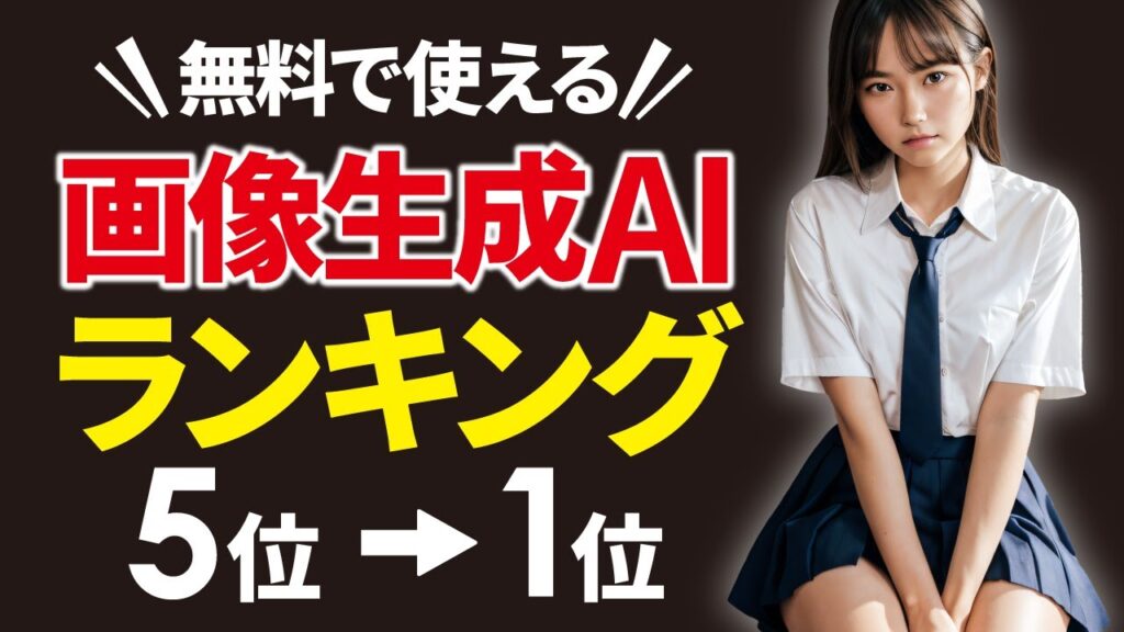 【2023年10月最新】無料で使える画像生成AIランキング5位〜1位