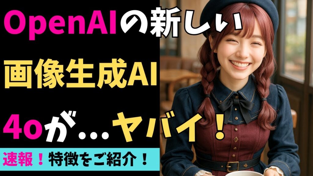 [速報] OpenAIの新しい画像生成AI 4oをご紹介（画像生成AIの最新情報 / ChatGPTとSoraから使えます）