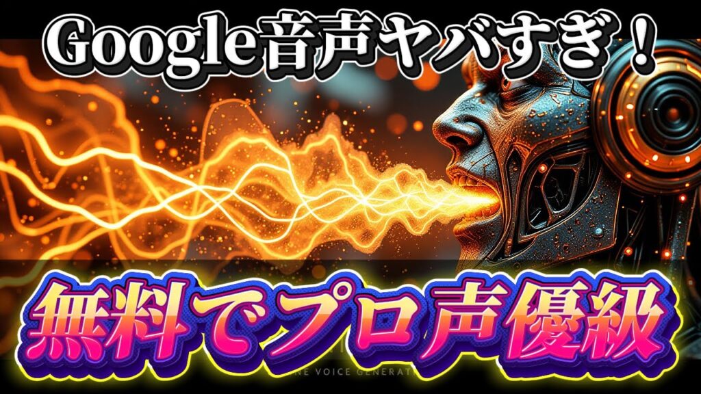 【驚愕】Google最新AI音声！Gemini Speech GenerationとAI音声スクリプト生成ビューアーでプロ級ナレーションを秒速作成！