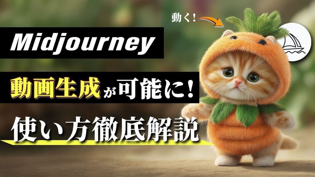 MidJourneyで動画生成が可能に！新機能の操作方法や使い方、解像度や動画拡張までを全解説！