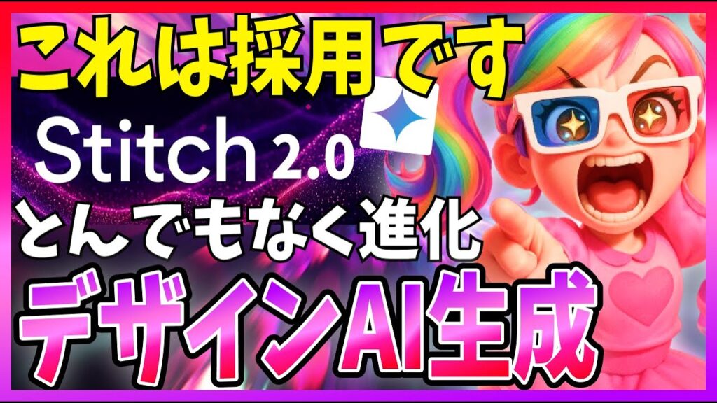 【本当良い】UIデザインをAI生成する『Stitch』が本気の進化してたので解説！根本的なデザインアップデートとシェア機能やパターン機能が最高です