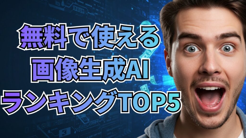 画像生成 AI 無料で使えるオススメランキングTOP5