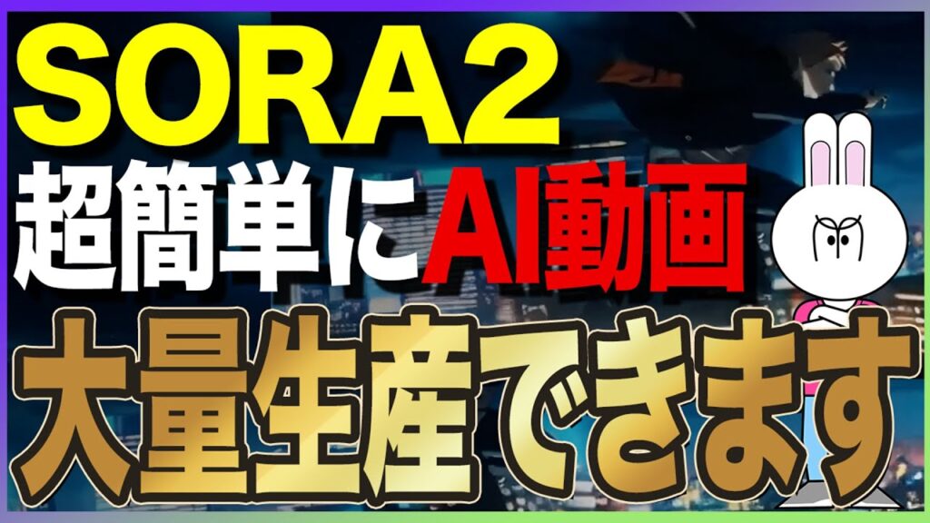 【ド課金不要⁉︎】AI動画初心者でもSORA2を使えばストーリー動画が超簡単に量産できます【2026年最新活用10選】