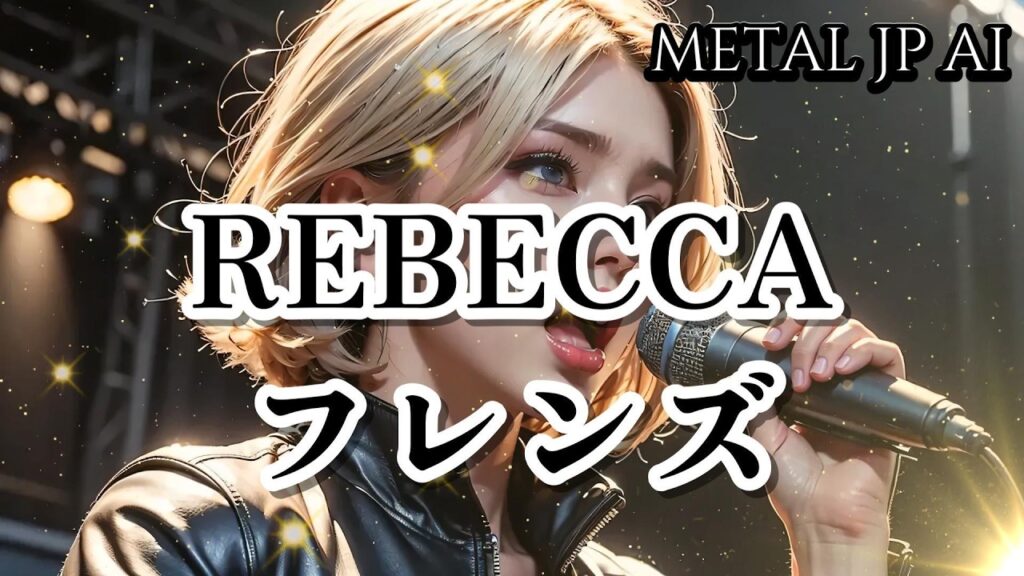 REBECCA【フレンズ】AIメタル女子がカバーした　AI cover J-Rock