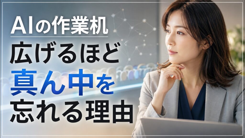 生成AIの長文エラーを防ぐ「コンテキストウィンドウ」の計算構造とは