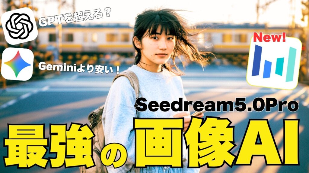 【検証】コスパ最強！今おすすめしたい最新の画像生成AI「Seedream5.0 Pro」が良すぎる。GPT Image×Nanobananaと比較します。